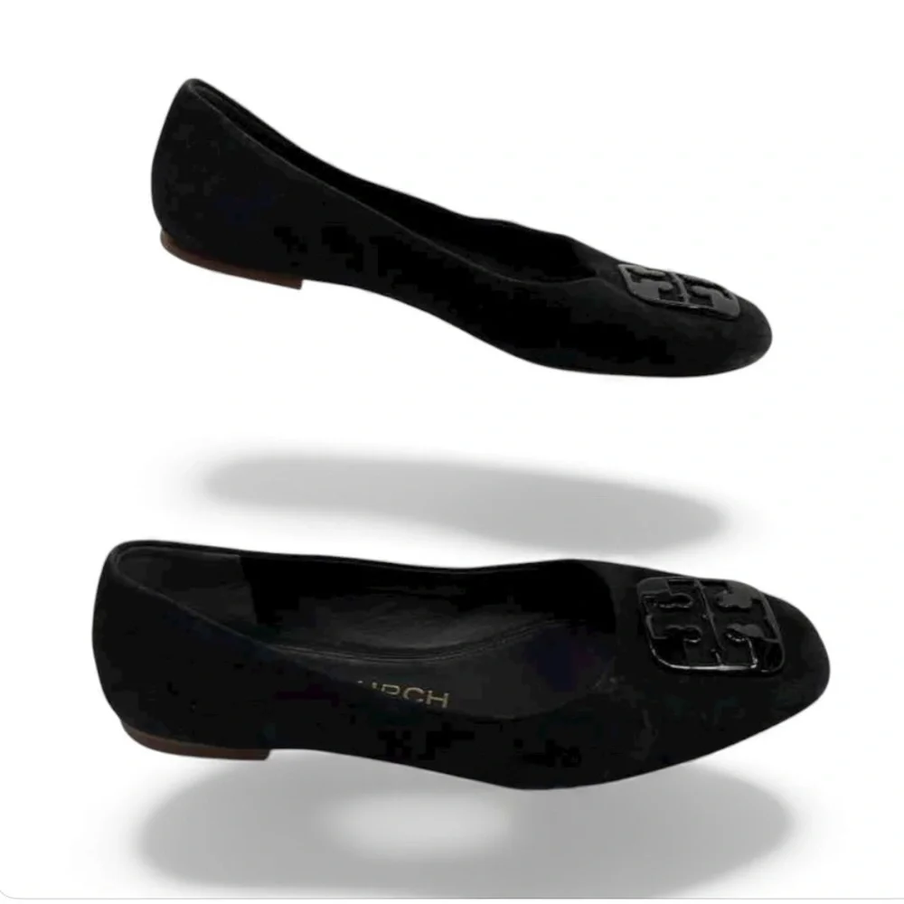 Tory Burch Black Georgia ballet Flats Size 6.5